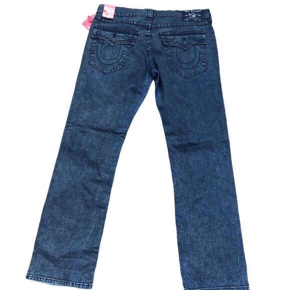 Brand New True Religion Jeans Size 36 RICKY FLAP T Blue - Picture 6 of 9
